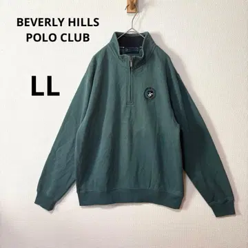 새상품급 POLOCLUB 남성용 LL 하프 지퍼 맨투맨 안감 플리스