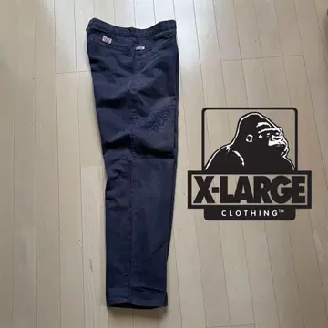 X-LARGE EMBROIDERY COTTON PANTS