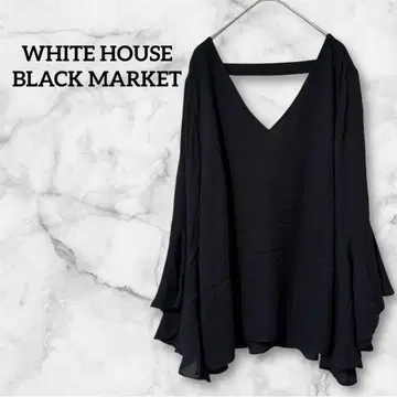새상품급 WHITE HOUSE BLACK MARKET 블랙 블라우스