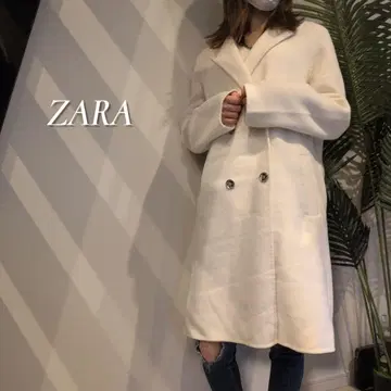 ZARA 울 블렌드 마스큘린 코트 S