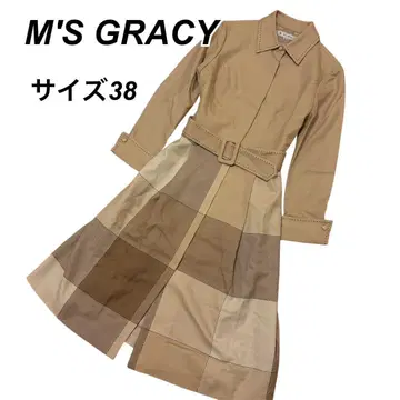M'S GRACY 스티치 원피스 코트 벨트 포함 M 사이즈