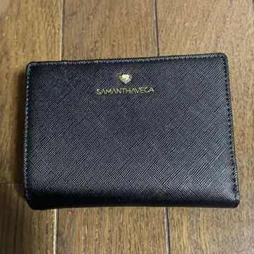SAMANTHAVEGA 블랙 접이식 지갑