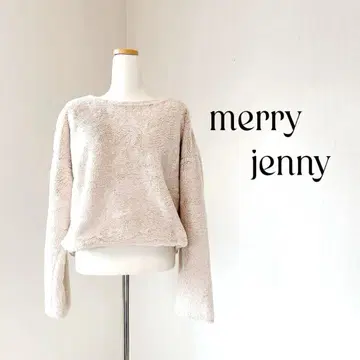 merry jenny 베이지 플리스 긴팔 상의