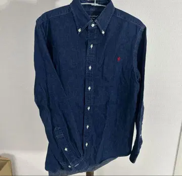 Gymphlex 다크 블루 데님 셔츠 M