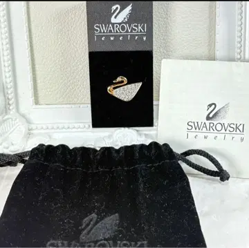 스와로브스키 SWAROVSKI 백조 핀 브로치 브로치