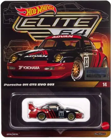 Hot Wheels Elite Porsche 911 GT2 EVO 993