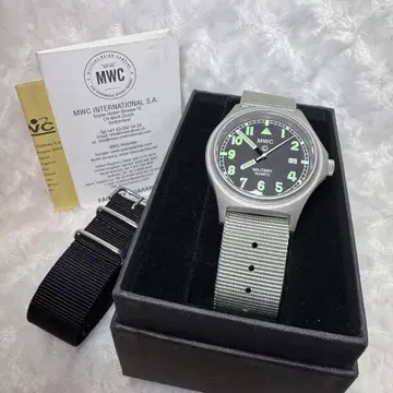 MWC G10-PB 밀리터리 쿼츠 시계 50m 방수 작동품