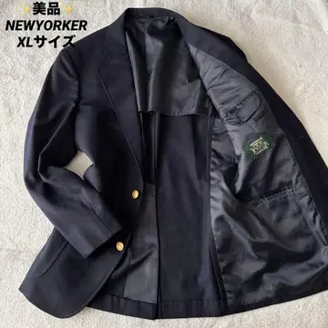 새상품급 NEWYORKER 뉴요커 테일러드 자켓 골드 버튼