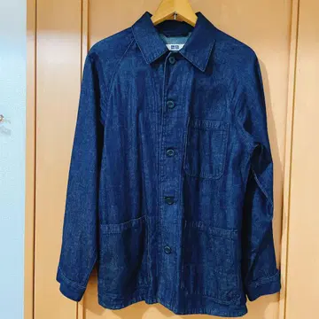 유니클로 UNIQLO 데님 자켓 커버올 S 사이즈