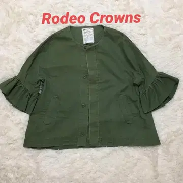 Rodeo Crowns 밀리터리 자켓 올리브 그린 노카라