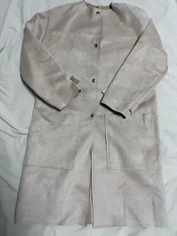 ZARA/코트/여성용/아이보리/새상품급