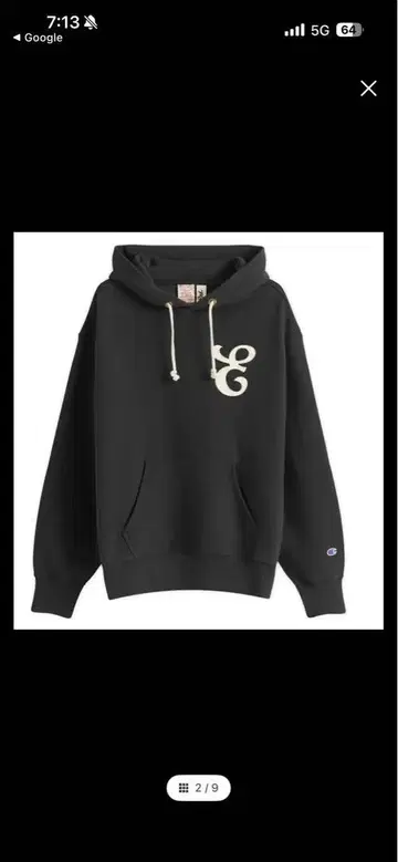 champion END. 콜라보 후드티 S