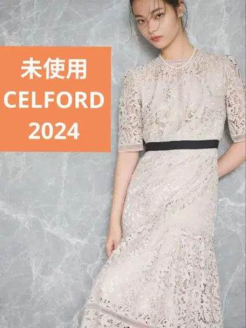 미사용 CELFORD 플라워 레이스 원피스 2024 카코님 결혼식
