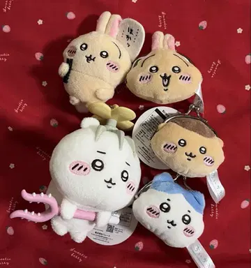 치이카와 마스코트 가마구치 파우치 5개 세트