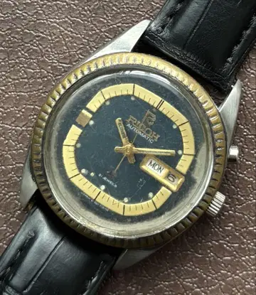 빈티지 손목시계 RICOH 남성용 기계식 자동 와인딩 리코