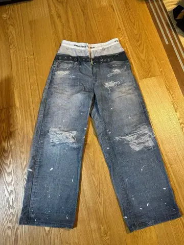 PROJECT/ GR TROMPE-L'IL DENIM PANTS