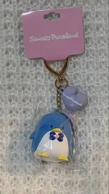 걱정 퓨로랜드 한정 원포인트 하트 PVC 마스코트 턱시도샘