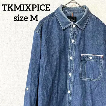 TKMIXPICE 다케오 키쿠치 [ M ] 웨스턴 셔츠 인디고 데님풍