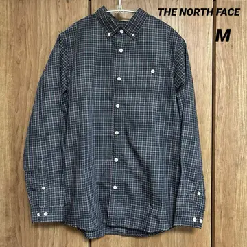 THE NORTH FACE 알파 드라이 버튼 다운 체크 무늬 긴팔 셔츠