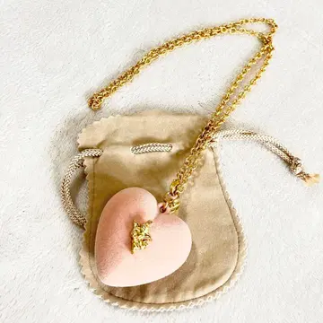 Q-pot 큐피드 멜티 하트 목걸이 (핑크)