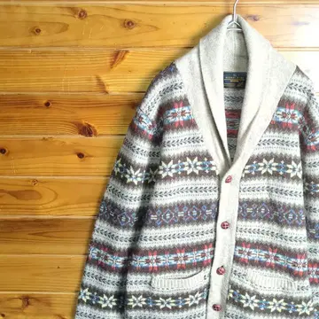 GLOBAL WORK 글로발 워크 가디건 노르딕 울