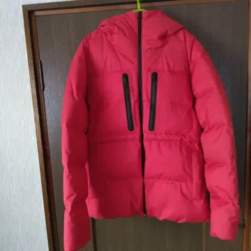 DUARIG 후드 부착 다운 자켓 L 사이즈 레드