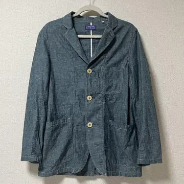 blue blue 샴브레이 자켓 네프 2 탄력