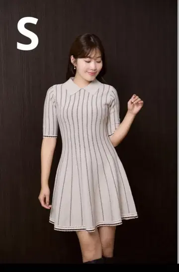 herlipto Striped Jacquard Knit Dress