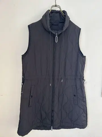 MARCCAIN 퀼트 베스트 블랙 롱