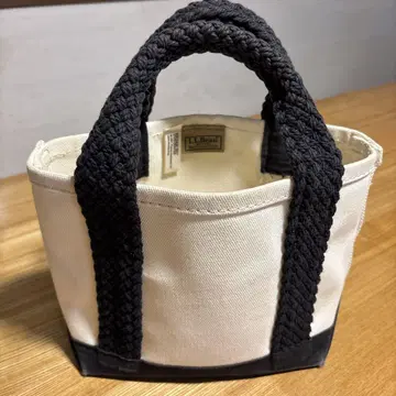 L.L.Bean PEANUTS 토트백 아이보리/블랙