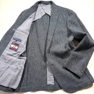 컨디션 최상 L 셰틀랜드 울 유나이티드 애로우즈 테일러드 자켓 파랑