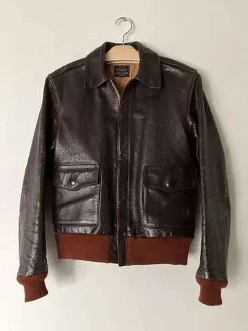 THE FEW A-2 가죽 플라이트 자켓 36