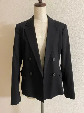 Hugo Boss 화이트 택 고급 고급 자켓 블랙