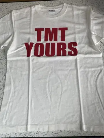 TMT YOURS BIG 3 티셔츠 화이트