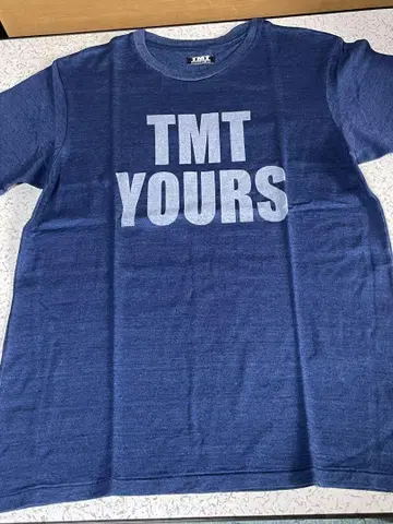 TMT YOURS BIG 3 인디고 티셔츠 네이비 L 사이즈