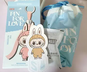 POP MART THE MONSTER PIN FOR LOVE 봉제 인형