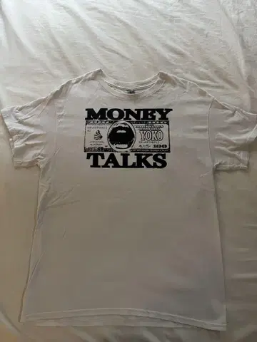 yokosquad MONEY TALKS 프린트 T셔츠
