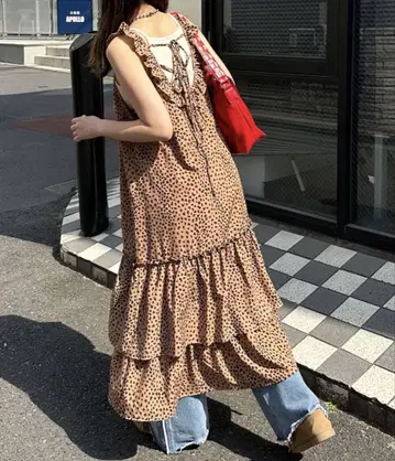 CIAOPANIC 풀 넥 티어드 원피스