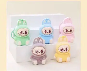 LABUBU 라브브 캐릭터 키링 5개 세트