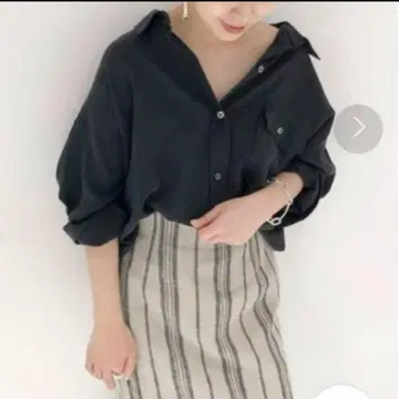 plage 플라주 Military wash 셔츠 밀리터리 셔츠