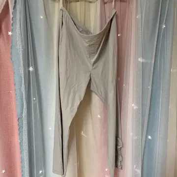 로즈 티아라 레깅스 팬츠 그레이 프릴 포함 팬츠