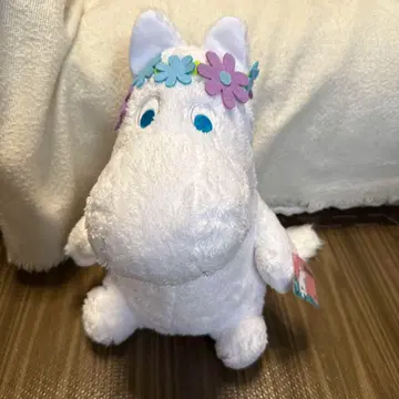 새상품 무민 꽃 왕관 봉제 인형