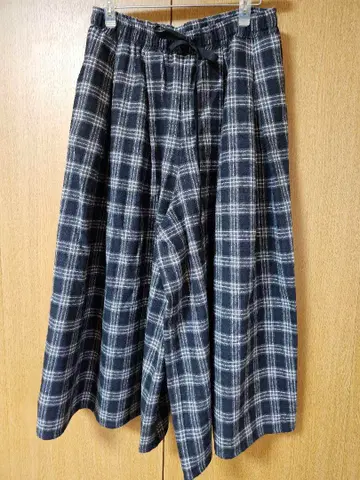 LA DUREE 카로 체크 무늬 와이드 팬츠 11호 겨울용