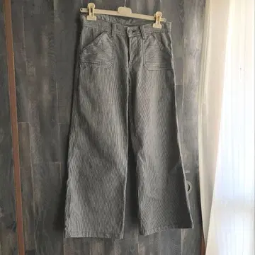 Lee union-alls 미사용 새상품 히코리 데님 카고 버튼 플라이