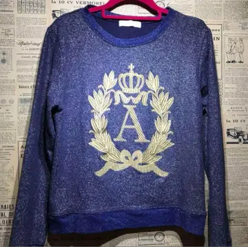 jouetie 쥬에티 라메 맨투맨 size M