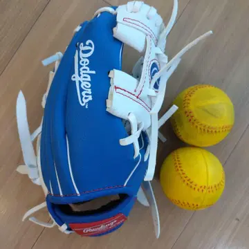 Dodgers 야구 그로브 EBLS 파랑 10인치
