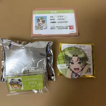 컬러풀 피치 시바 카라피치 파라다이스 명찰 학생증 캔뱃지 카라피치