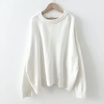 2024 SS Deuxieme Classe 베이직 니트 화이트