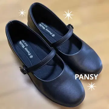 새상품급 Pansy Walk 블랙 플랫슈즈 230 EEE