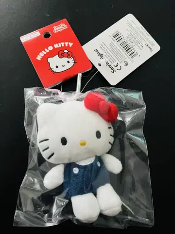 산리오 키티 봉제 인형 카라비너 홀더